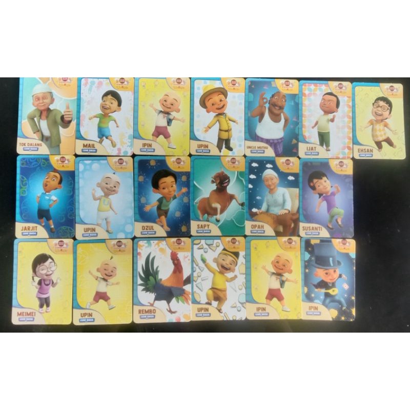 Kartu Choki-choki Upin Ipin Terbaru
