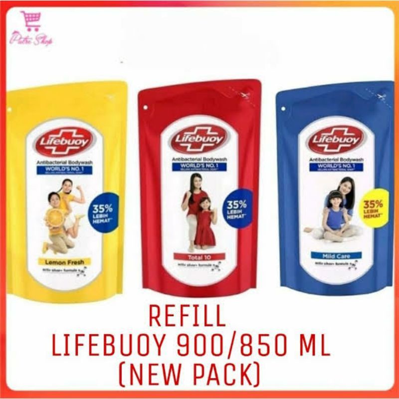 lifebuoy nuvo give refill  825 450 ml sabun cair