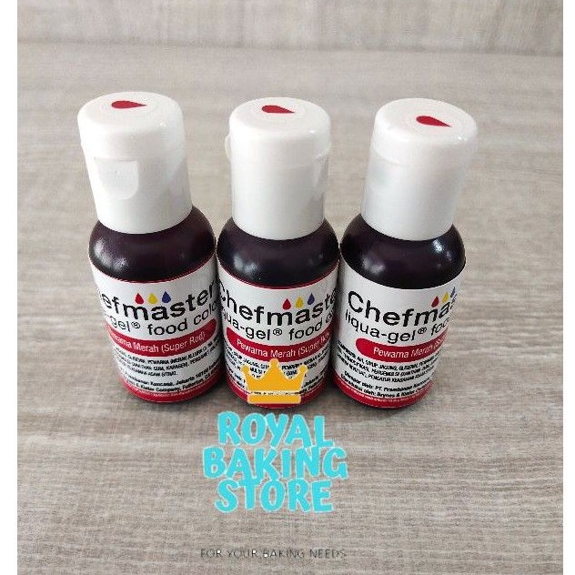 

Chefmaster super red merah 20 gr / icing color pewarna
