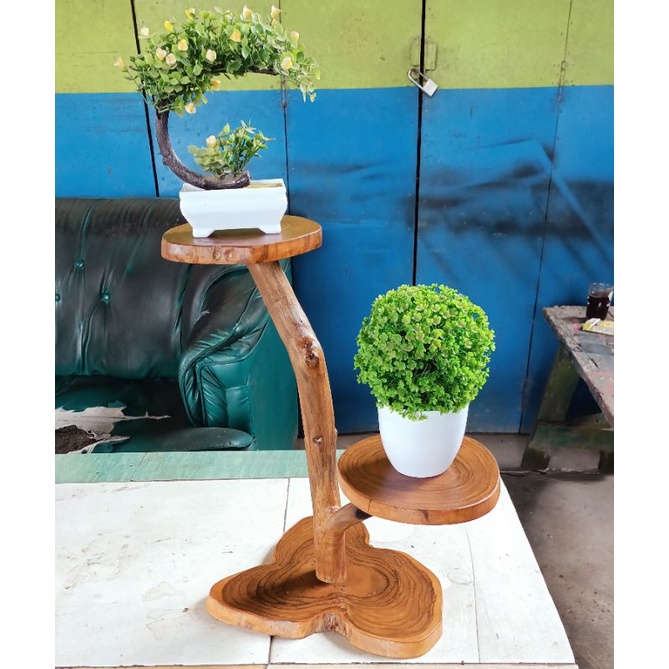 TATAKAN POT BUNGA/ BONSAI  TINGGI 60 CM