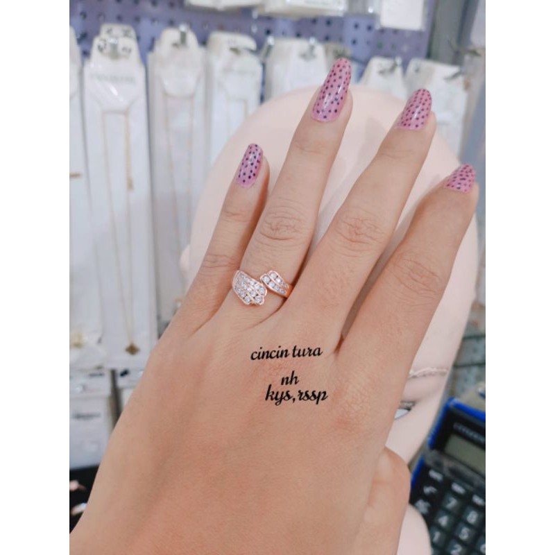 Bisa cod:Cincin Replika berlian,persis seperti asli,awet,tahan lama