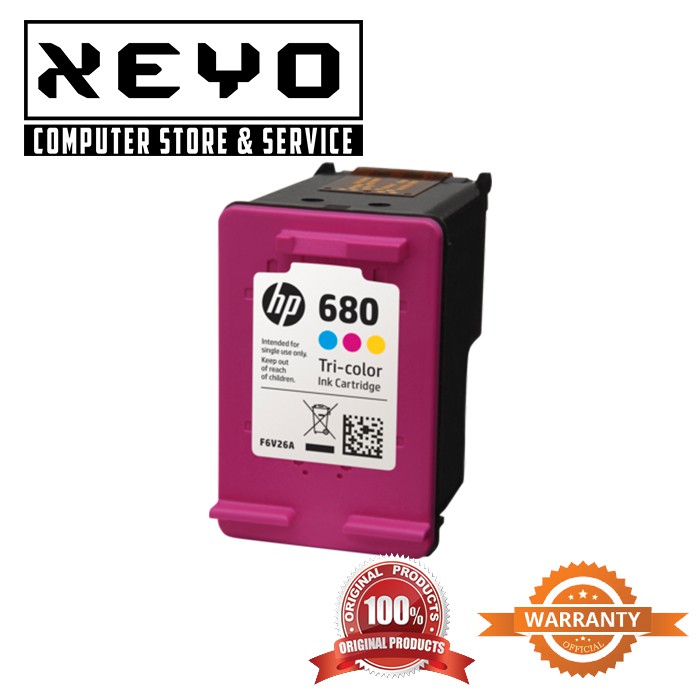 Tinta HP 680 Color ORIGINAL Katrid HP 680 HP680 Catridge HP 680 Color