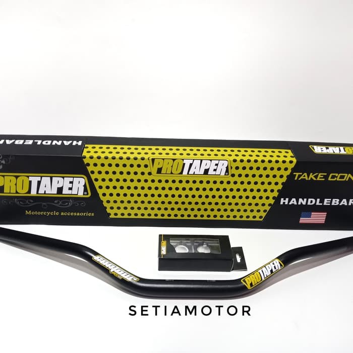 Stang Fatbar Raiser Protaper Original 5Mm Low - Klx150 Nmax Trail 02 - Hitam - Variasi Motor