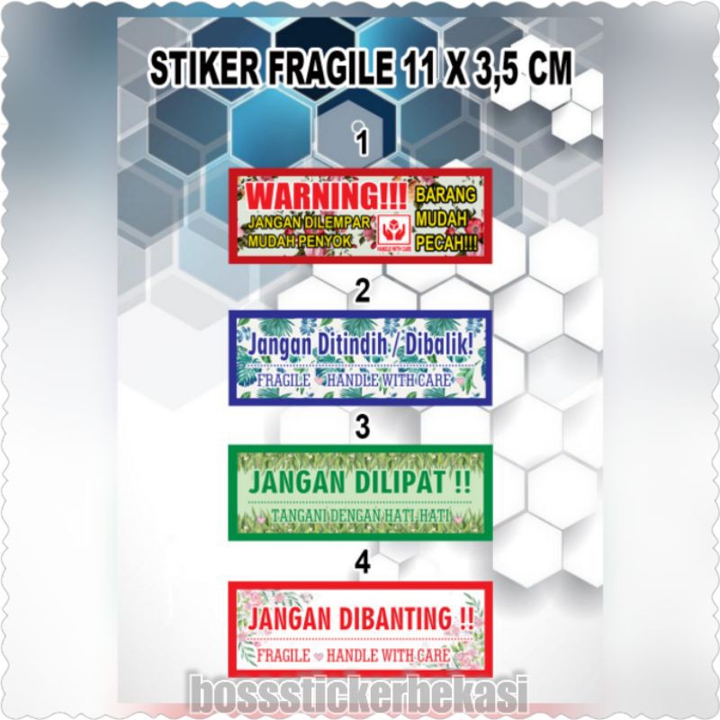 

STIKER PENGIRIMAN/STIKER PENGIRIMAN OLSHOP FRAGILE FULL COLOUR/STIKER FRAGILE MURAH