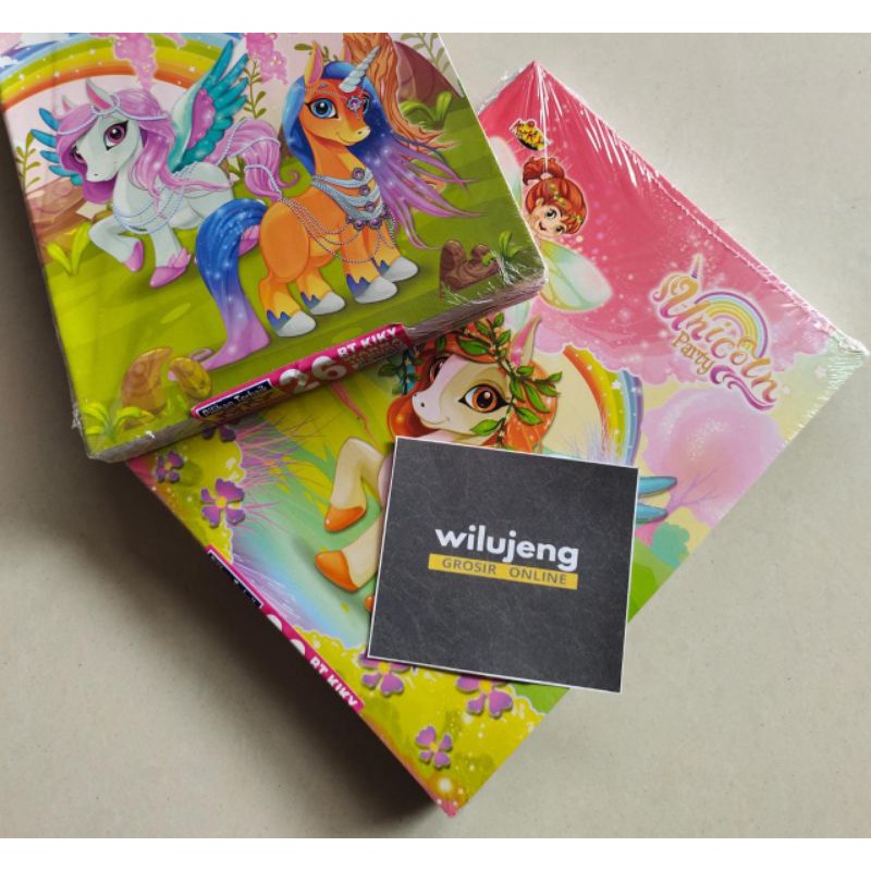 

Buku Tulis Kiky 26 Lembar Polos Warna (pak/10buku)