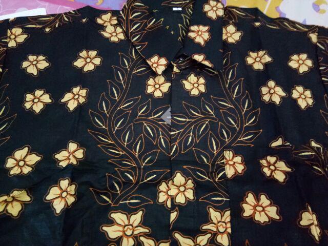 Bswart Batik Hrb026 Kenongo Hem Pendek Padi Pekalongan M L Xl Batik Pria Murah Modern Grosir
