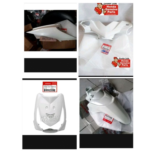 paket body Halus Warna putih beat karbu original AHM