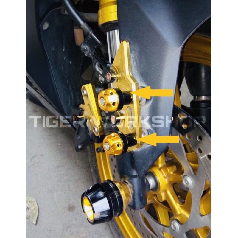 Variasi Baut Jalu 2pcs Spakbor/Spatbor Honda Adv Nmax Aerox Xmax R15 Xabre dan lain-lain Tersedia 5 warna