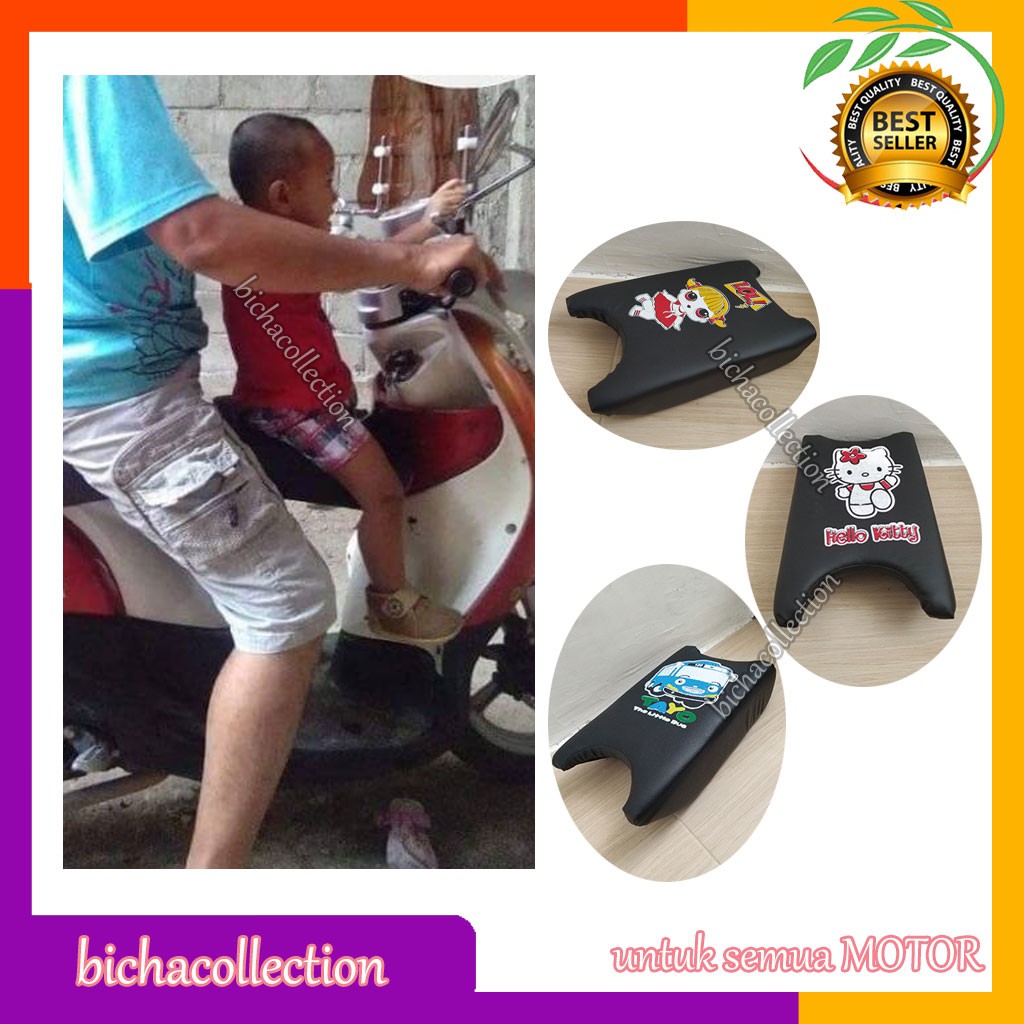 TAYO KURSI BONCENG ANAK 2IN1 / JOK PORATABLE MULTIFUNGSI SEMUA MOTOR / BONCENGAN ANAK DI MOTOR MULTI