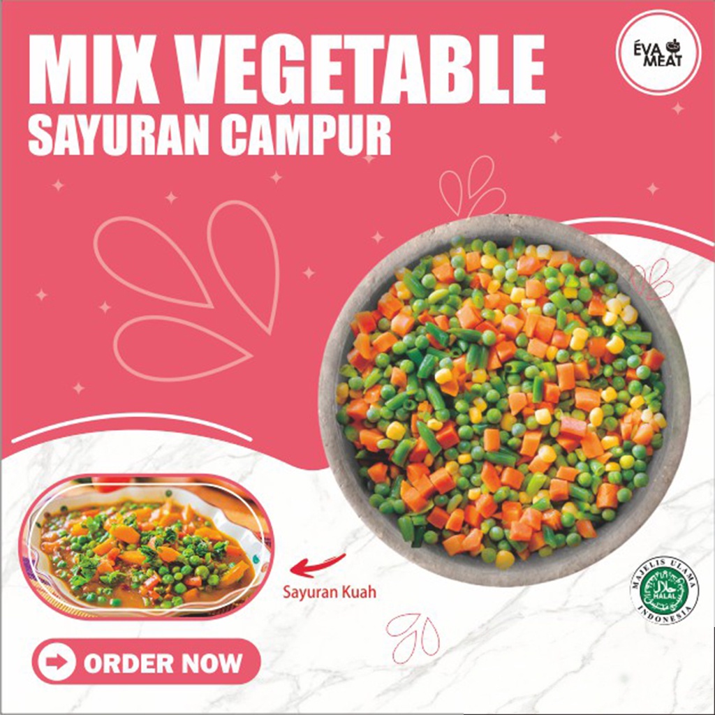 

Mix Vegetable / Sayuran Beku / Frozen Mix Vegetable / Sayuran Campur