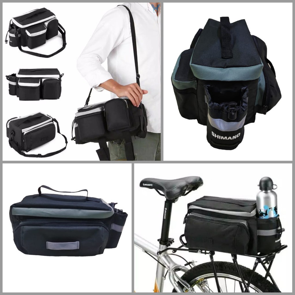 TAS BAGASI SEPEDA /TAS PANNIER /BONUS RAIN COVER ANTI AIR