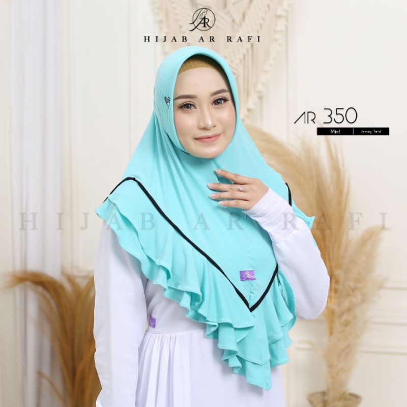Hijab arrafi AR 350 standar new arrival hijab instan | INAYAHHIJAB-Mint