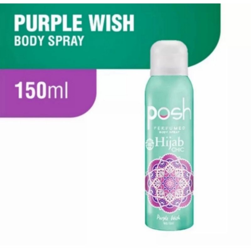 Parfum remaja perempuan cologne for girl body spray wanita POSH HIJAB CHIC botol 150 ml