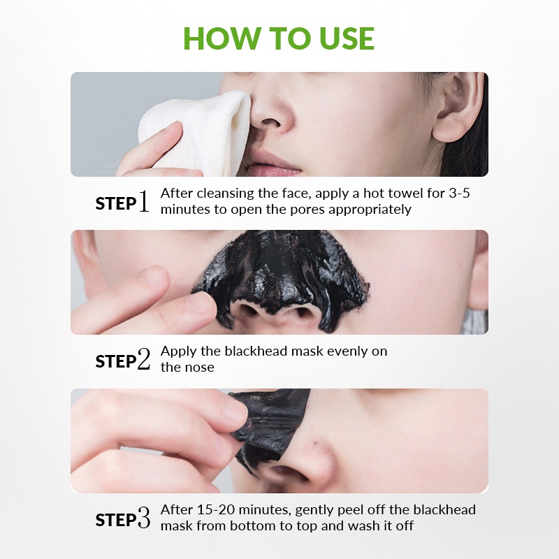 BIOAQUA Blackhead Care Mask 6g /pcs (SACHET) - FEALI Mineral Mud Sucking Blackhead Nasal Mask | pembersih komedo / masker komedo BIOAQUA - BPOM