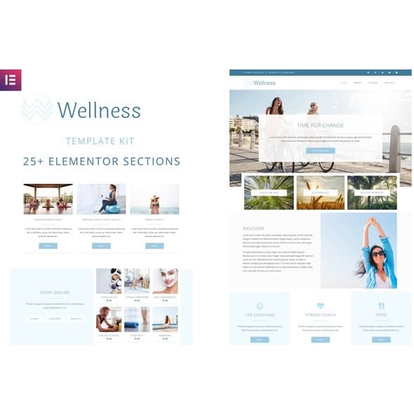 Wellness - Elementor Template Kit