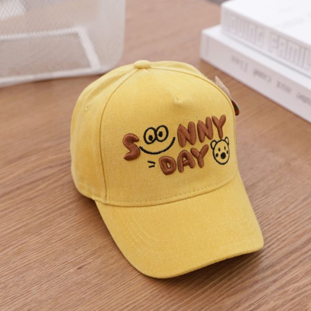 Topi Anak laki laki Topi Anak Perempuan Prempuan SUNNY DAY bordir original premium terbaru