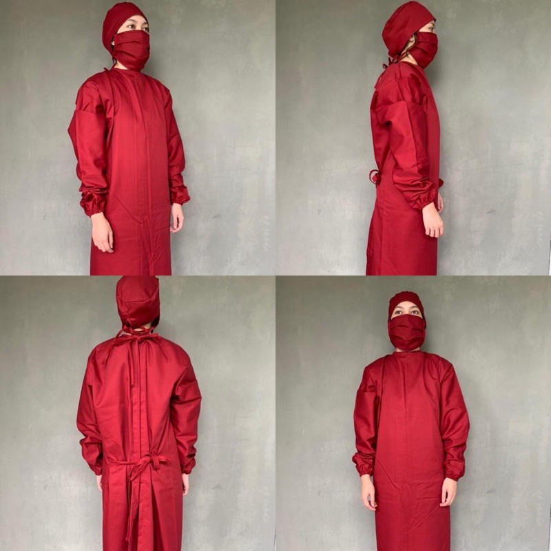GOWN MEDIS/JUBAH OPERASI / SERAGAM BEDAH / GOWN OPERASI /BAJU OPERASI RUMAH SAKIT