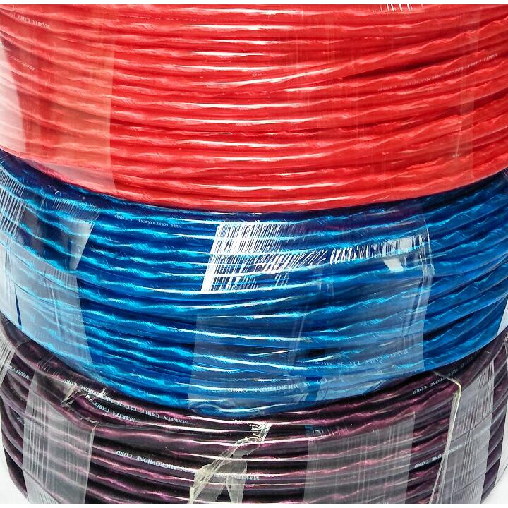 HARGA PAKET PER 5 METER KABEL MIC MAKITA STEREO 2X20 TRANSPARAN METERAN/