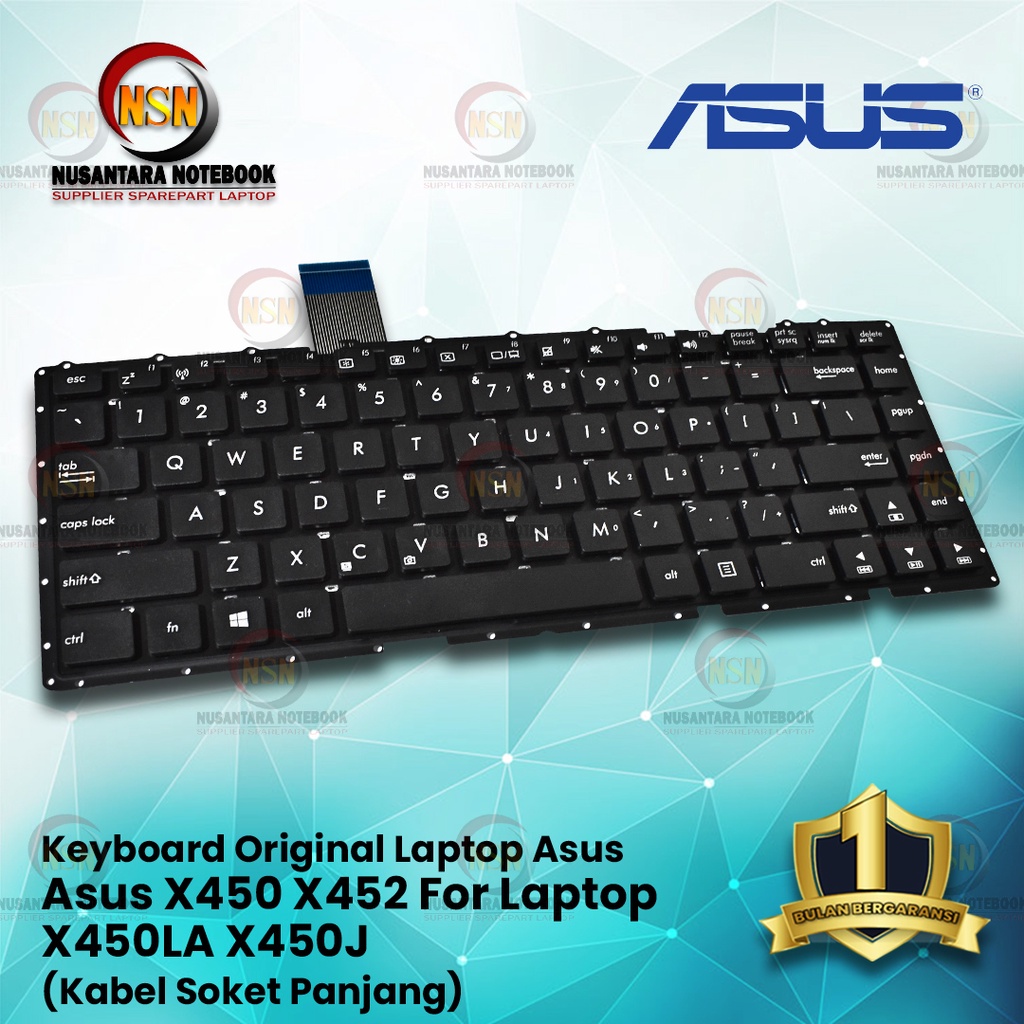 KEYBOARD ASUS A450 X450 X450C X450E X450V X450VB X450VC KABEL PANJANG