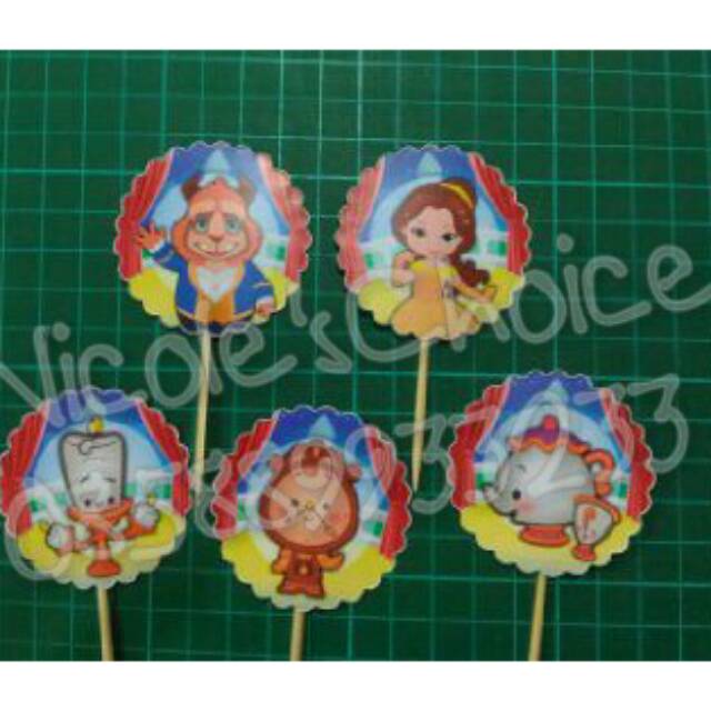 

Cup cake topper cupcake toppers Tusukan hiasan kue ulang tahun pemeriah pesta Birthday party