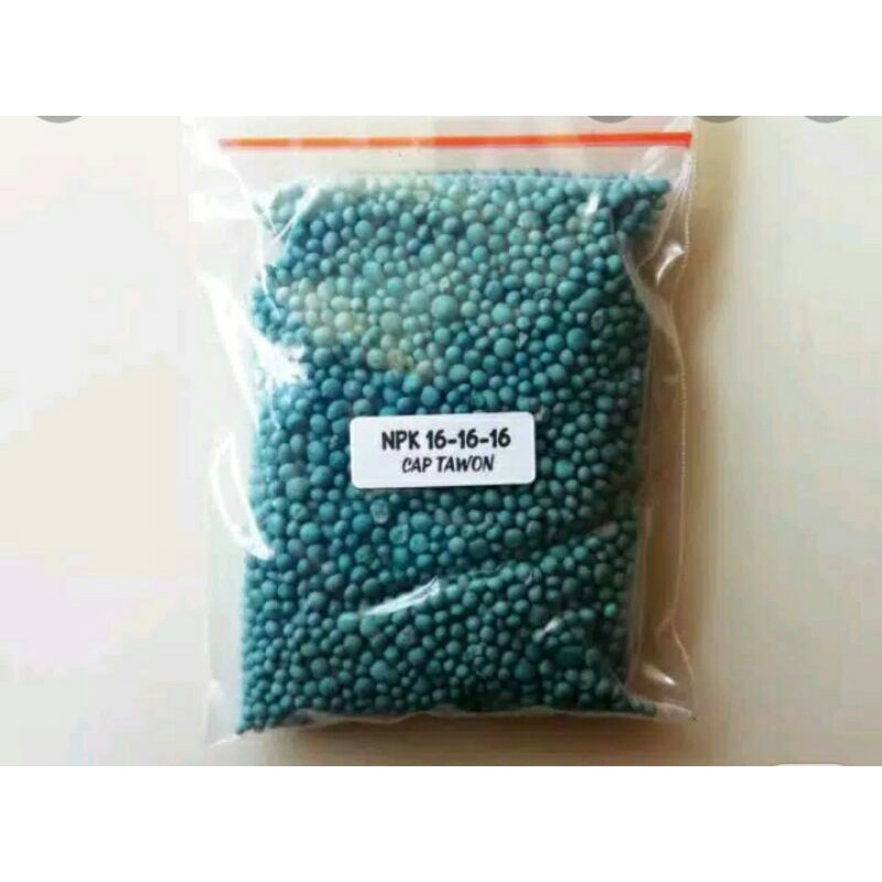 100 gr pupuk NPK mutiara biru16-16-16 Untuk sayuran dan buah