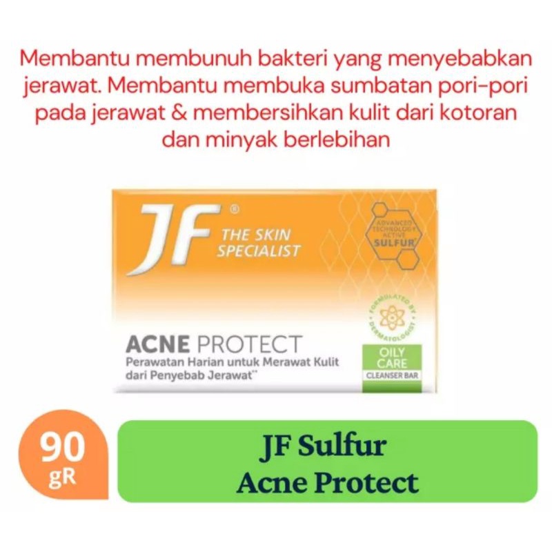 JF SULFUR Sabun Perawatan Acne Care 90gr JF SULFUR