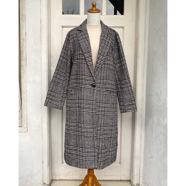 long coat wool preloved