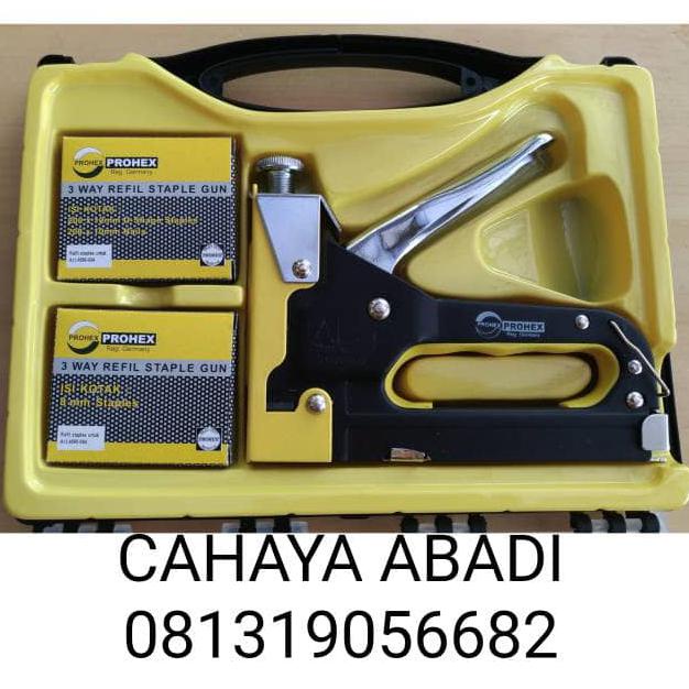 

New Staples / Stapler Gun Tembakan Set Box Prohex 4090-004