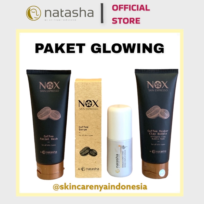 NATASHA SKINCARE PAKET GLOWING COFFEE SERIES