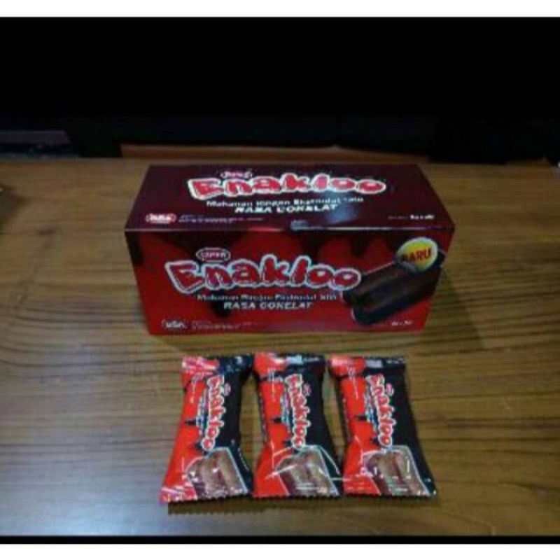 

Makanan Ringan enakloo Rasa jagung bakar 1box isi 20