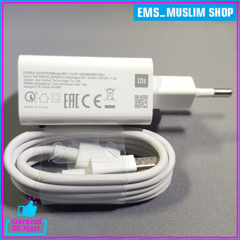 Charger Xiaomi Redmi 10 Redmi Note 10 Poco M3 Pro Poco C40 Fast Charging USB Type C