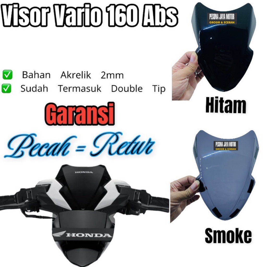 Visor Vario160 Abs Winshield Vario 160 Abs New Sampai 2020 Winsil Vario 160 Abs