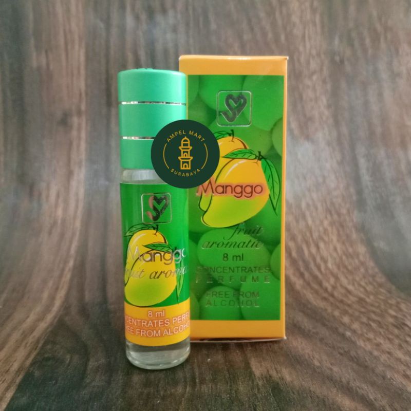 Parfum Mango Aroma Buah Mangga 8 ml Roll On Non Alkohol - Supermade