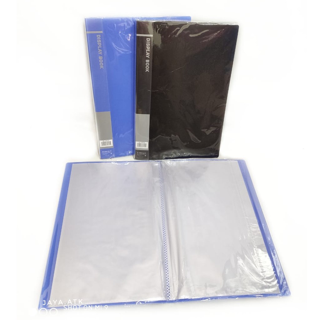 MAP DOKUMEN PLASTIK CLEAR HOLDER FOLIO F4 20 LBR DELI B015-02 DISPLAY BOOK HOLDER