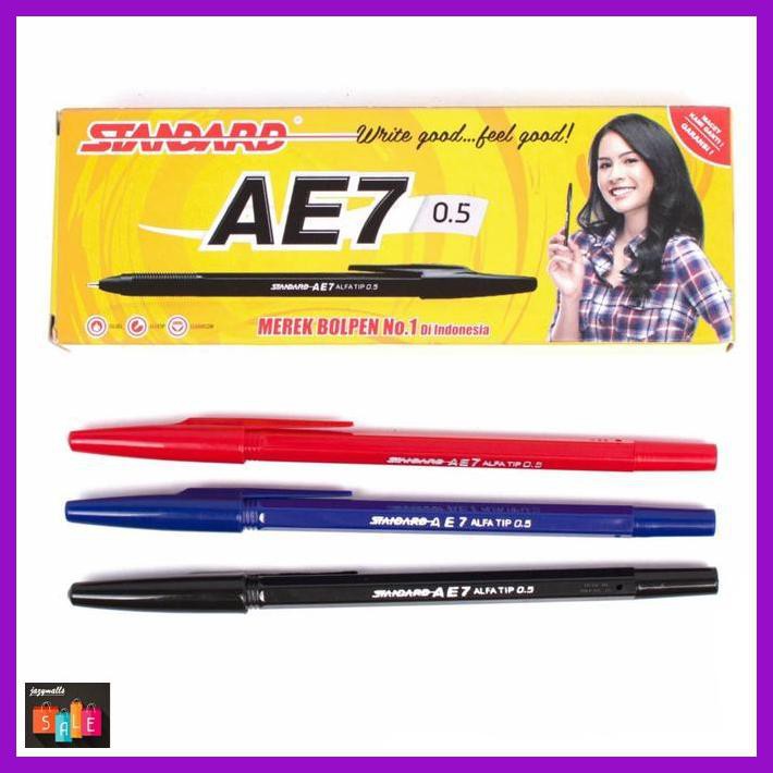 

Silutala- Pulpen/Pen Standard Ae7 (Grosir) - Hitam -Ori.