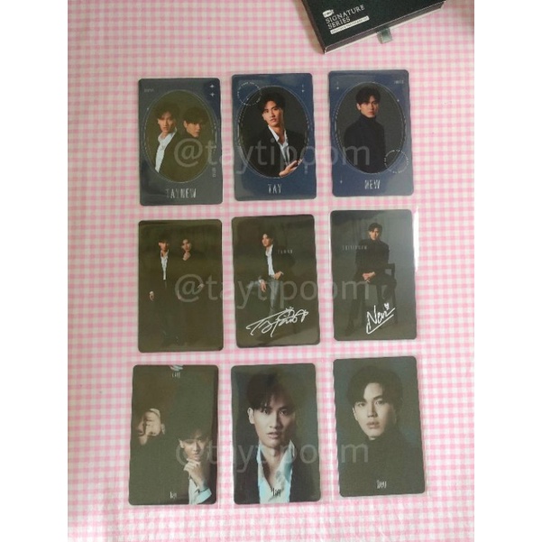 [SHARING] PHOTOCARD SIGNATURE TAYNEW