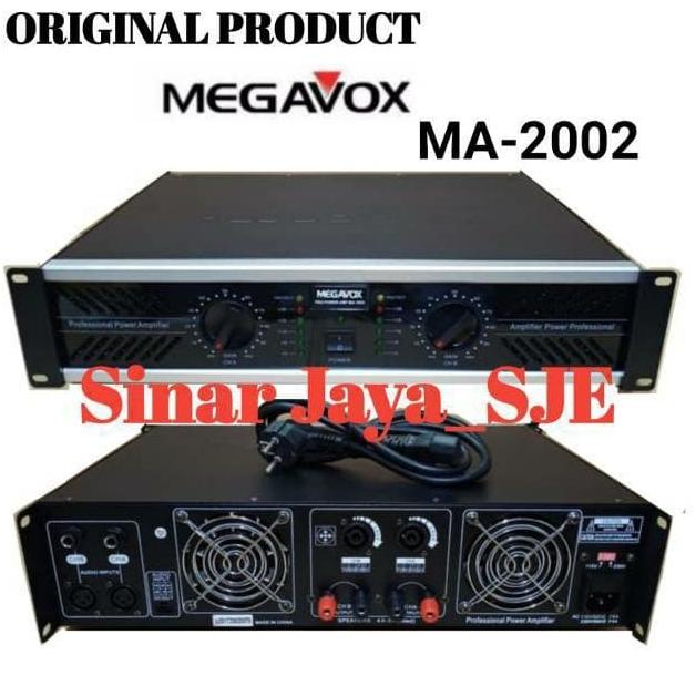 power Amplifier Megavox MA 2002 Original .