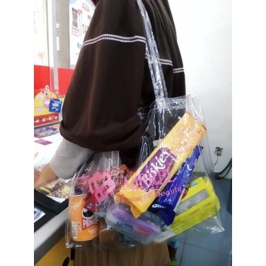 

Tas Mika Hampers P40xL10xT35 Goodie Bag Bening Transparan