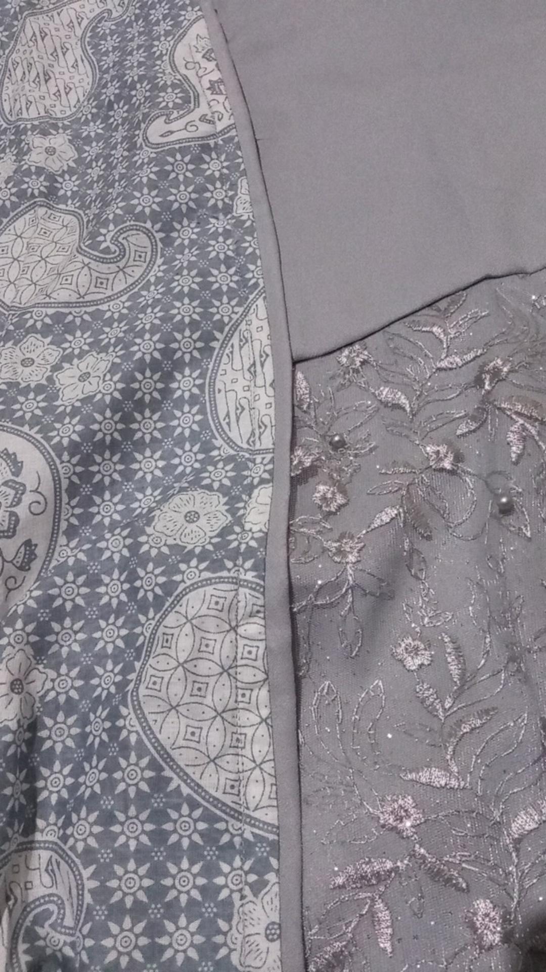 Atasan Blouse Batik Wanita Modern Fashion Wanita Kekinian Brokat Tile Batikkombinasi Ruby And Arsyla