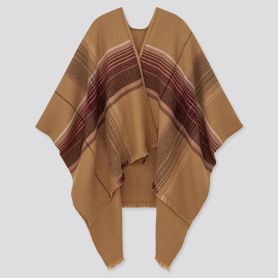 UNIQLO WOMEN SYAL 2WAY - Cokelat Murah