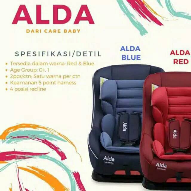 Dudukan baby, carseat care alda