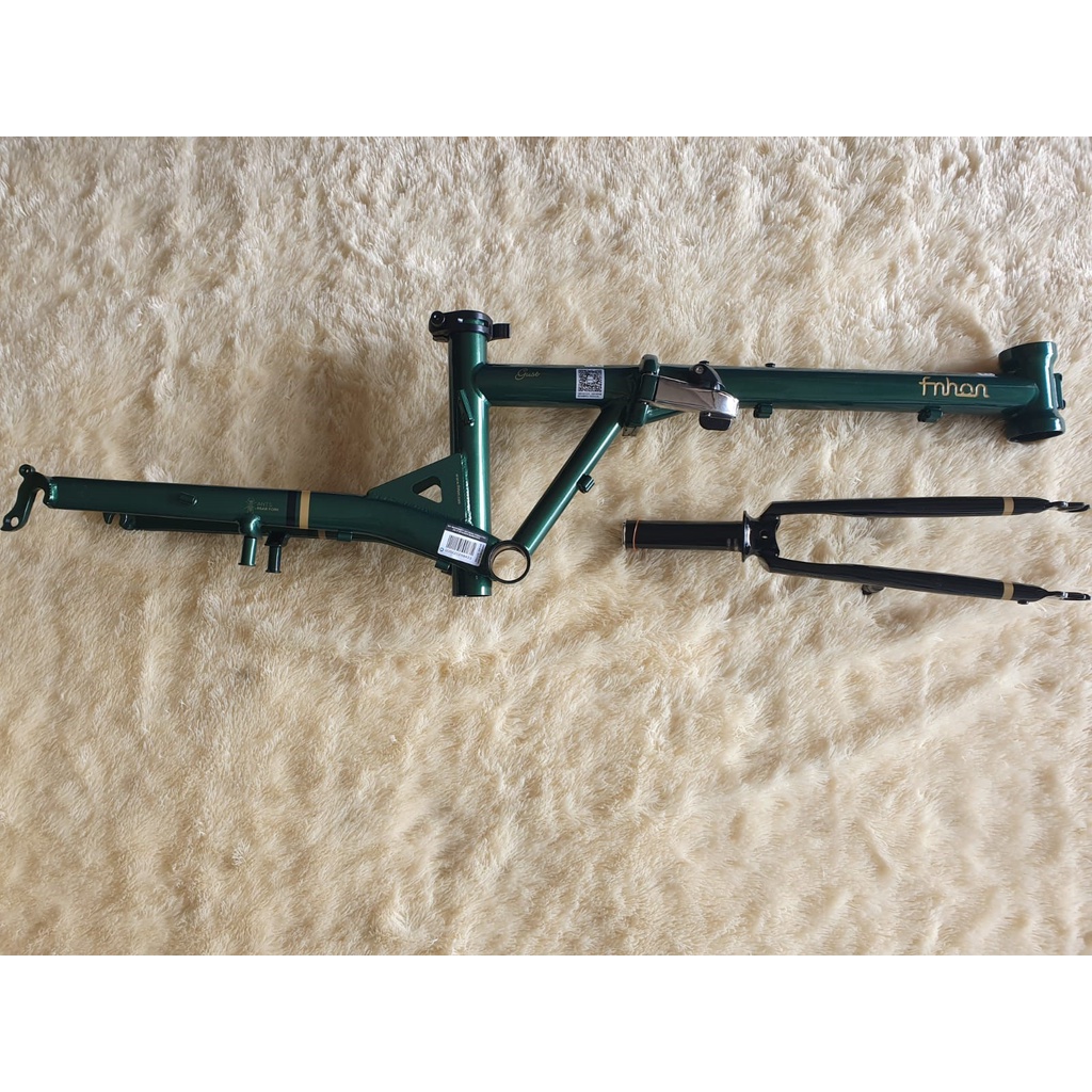 Frame Fork fnhon Gust Hijau 20 inch V brake