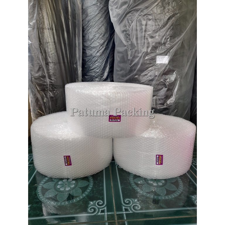 

Bubble Wrap Potongan 20cm 30cm 40cm 60cm Panjang 50meter Hitam Putih Plastik Packing Murah