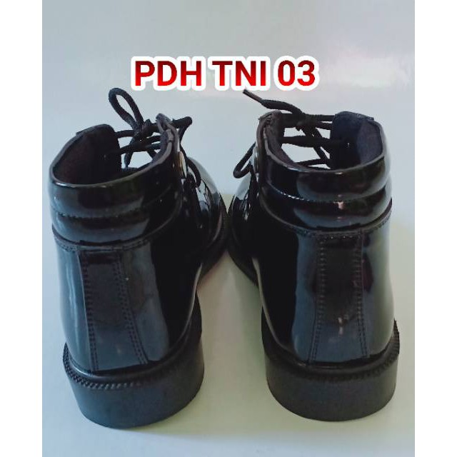 TSK Sepatu PDH TNI 03 KILAP TALI HIDUP (Anti Semir)