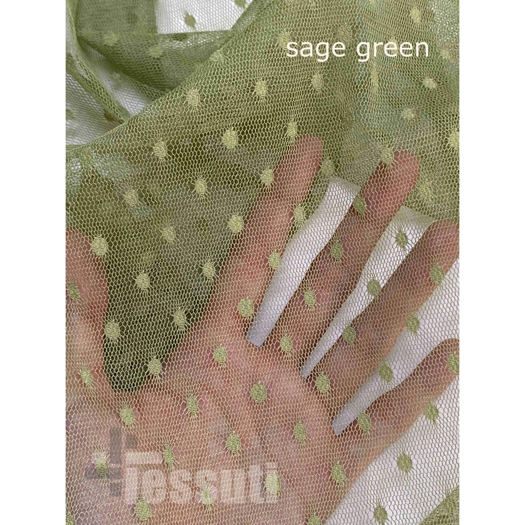 KAIN TILE HALUS DOT / BINTIK / SOFT TULLE POLKADOT-8