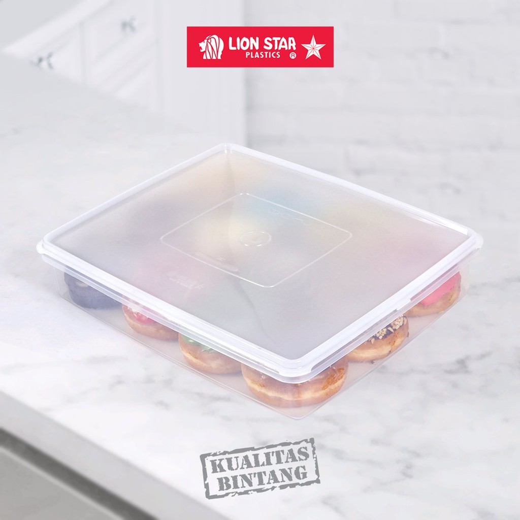 Sealware Dicky K5 BC-11 LION STAR Kotak Donat/ Tempat Jajanan Pasar/ Tempat Penyimpanan Makanan