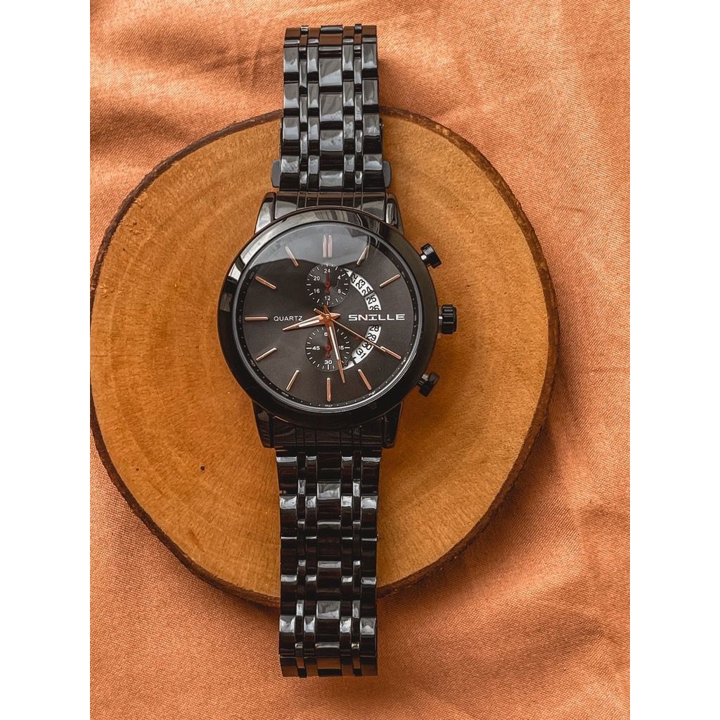 Jam tangan pria mewah snile - Jam tangan original snile - jam tangan pria snile anti air terbaru - f