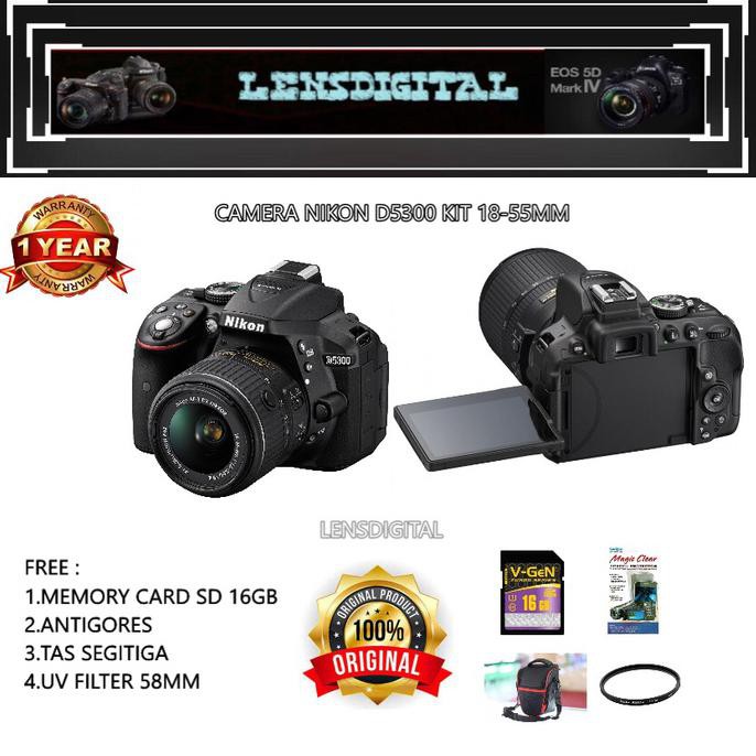 NIKON D5300 18-55 / NIKON D5300 KIT murah