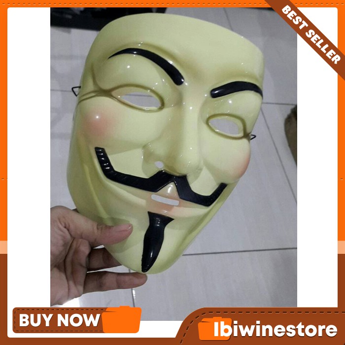 IBIWINESTORE-Sale Promo Bh201 Topeng Anonymous Topeng Karakter Halooween Topeng Hantu Seram Akesoris
