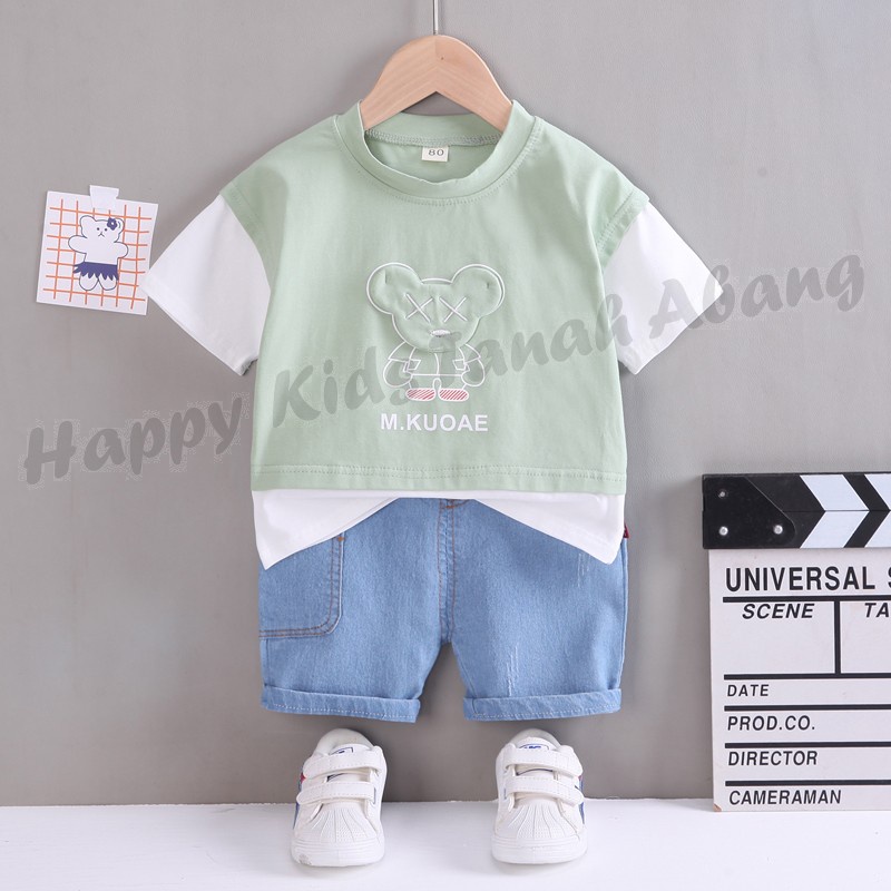 COD PAKAIAN SETELAN BAJU KAOS ANAK LAKI-LAKI KEKINIAN 0-5TAHUN / GROSIR BAJU ANAK TANAH ABANG / PAKAIAN ANAK LAKI LAKI / SETELAN ANAK LAKI LAKI